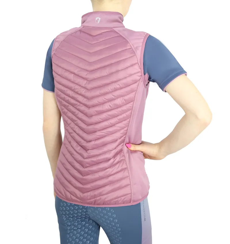 Hy Equestrian Synergy Elevate Sync Lightweight Gilet - Riviera/Grape-1